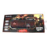 Клавиатура игровая, DEFENDER Doom Keeper GK-100DL, 3-х цветная, влагоустойчивая