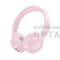 Наушники полноразмерные Borofone BO32 Show, беспроводные, bluetooth 5.4, AUX, цвет: розовый (1/60)