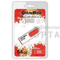 Флешка USB 64 Гб OltraMax  250  красный