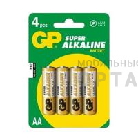 Элемент питания GP SUPER LR6 (4 бл)   (40/320) Элемент питания GP SUPER LR6 (4 бл)   (40/320)