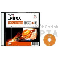 Диск MIREX DVD+R 4,7 Гб 16x Slim case (1/200) Диск MIREX DVD+R 4,7 Гб 16x Slim case (1/200)