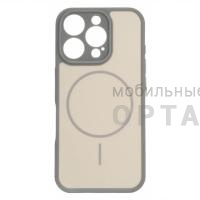 Чехол Matte MagSafe с защитой камеры в техпаке, iPhone 17 Pro Max, Silver