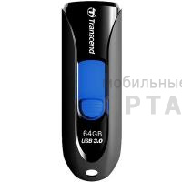 Флешка USB3.0 64 Гб Transcend  JetFlash 790  чёрный